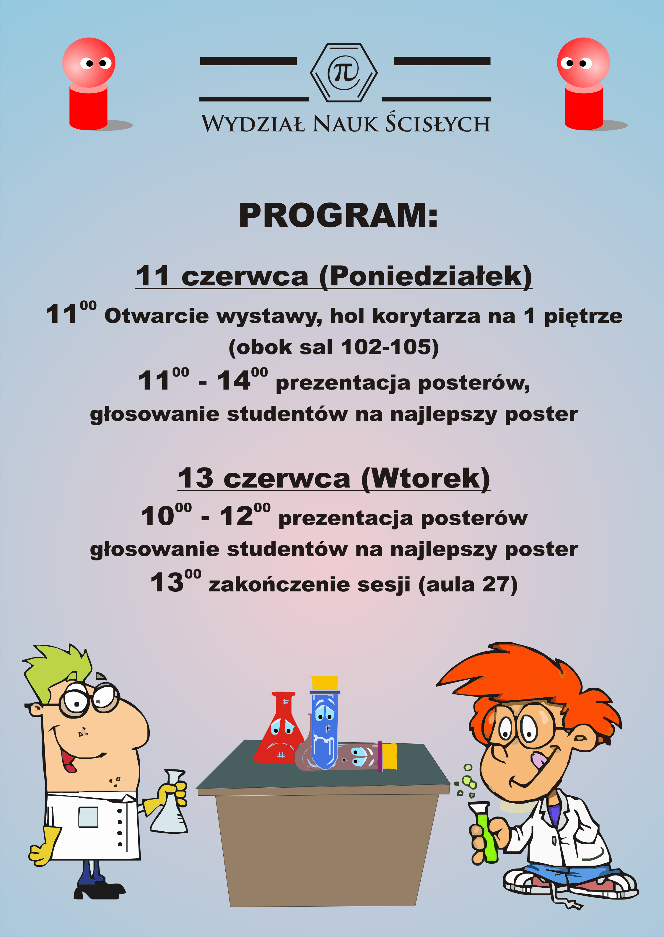 program sesji posterowej